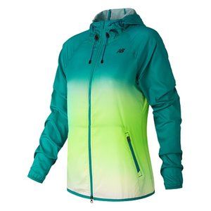 NWT New Balance - Women's Windcheater Hybrid Jacket - Toxic Green - Size S